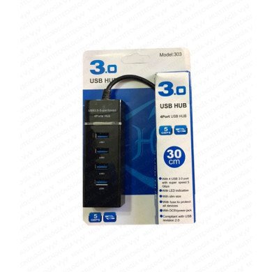 VC-HUB USB 3.0 4 PUERTOS MODELO 303