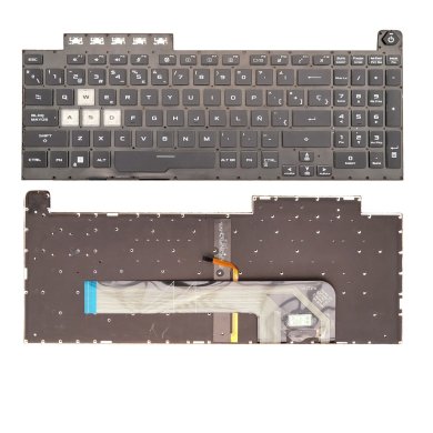 VC-TECLADO PARA ASUS FX506 SMALL ENTER SIN FRAME RETROILUMINADO